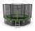 Батут с внешней сеткой и лестницей EVO JUMP External 12ft (Green) + нижняя сеть