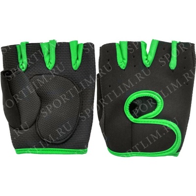 Перчатки для фитнеса р.M (зеленые) C33344